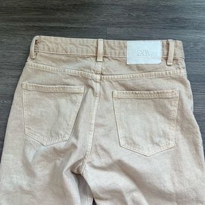 Zara jeans size 4 tan